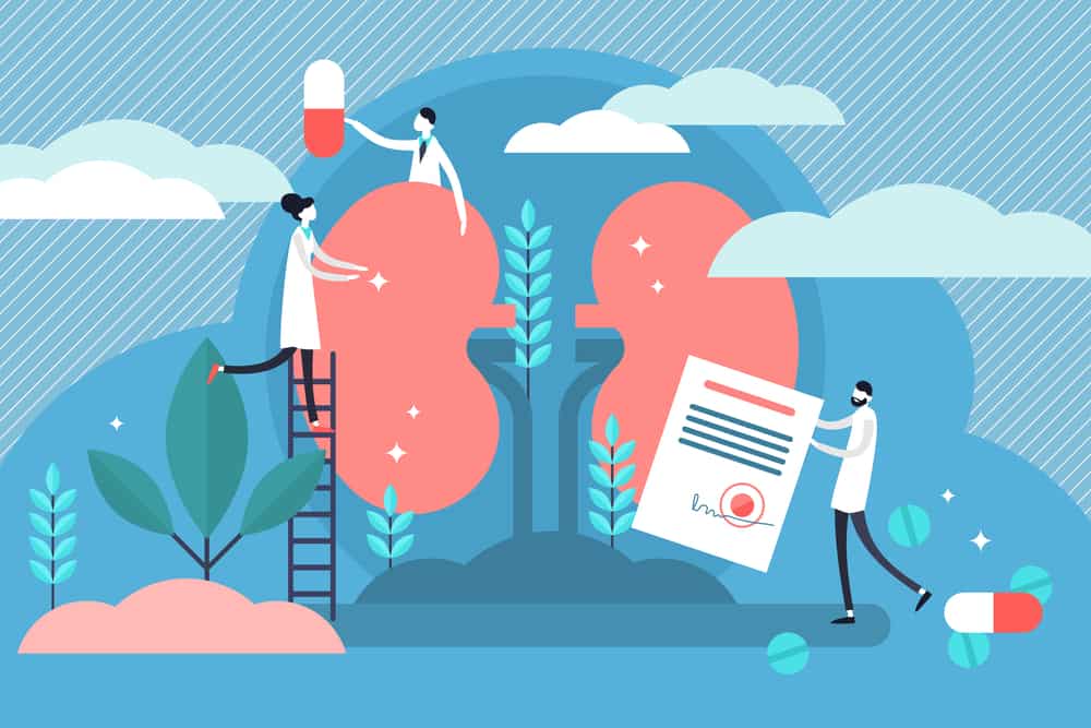 How long does it take for diabetes to cause kidney damage?