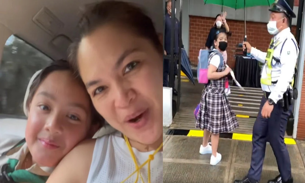 Celeb Moms Send Off Kids To Their First Face-To-Face Classes In 2 Years