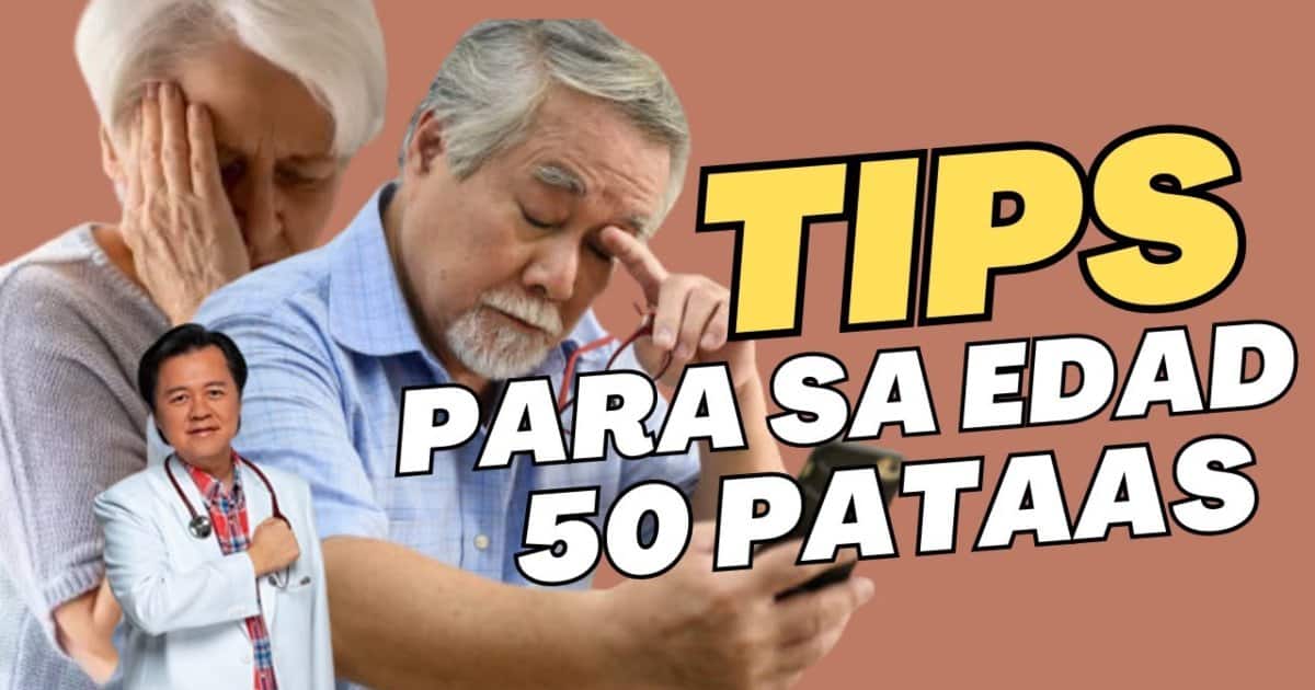 Anu-ano ang mga karaniwang sakit ng mga nasa edad 50 pataas?