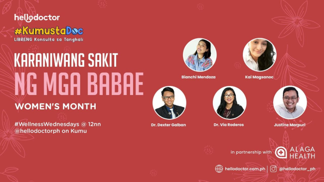 — Karaniwang Sakit ng Mga Babae